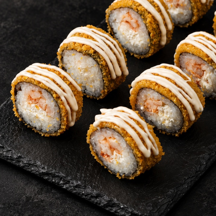 Жареный с курицей
